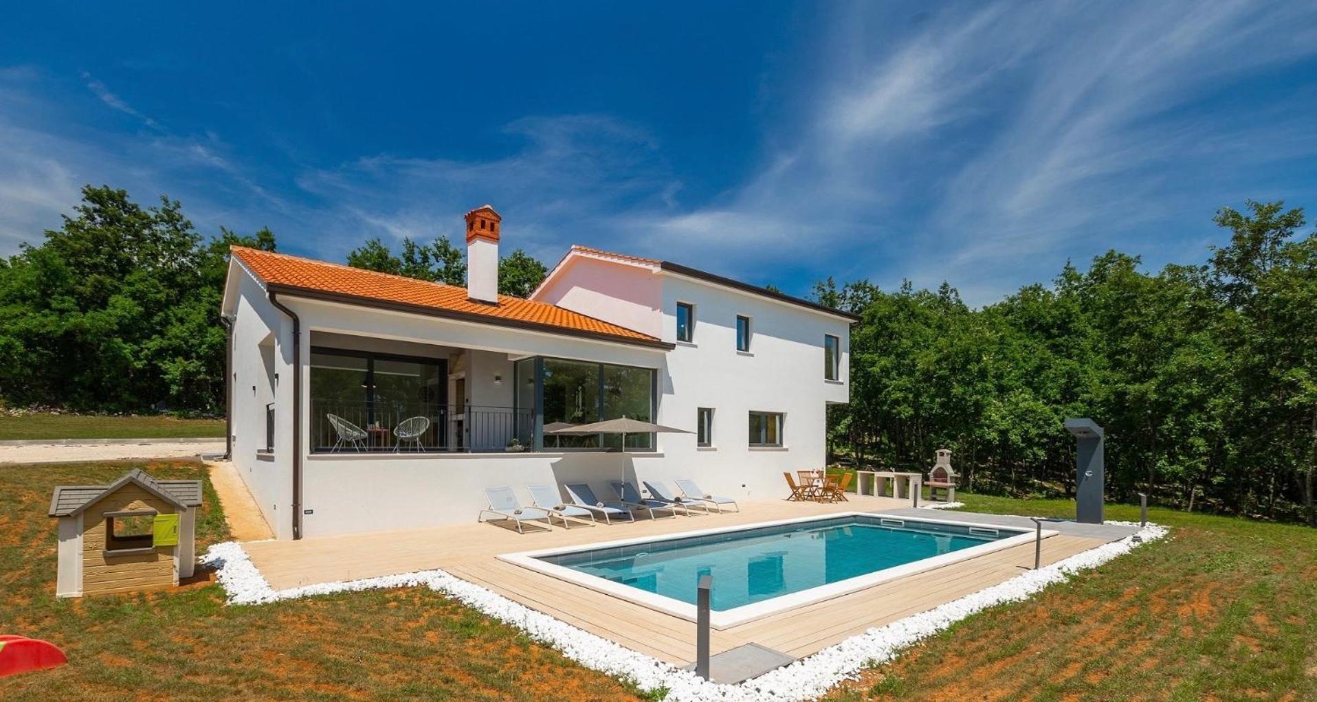 Vila Prisunca Jacuzzi & Swimming Pool Пазин Екстериор снимка